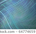 Abstract fractal pattern on black background 64774659