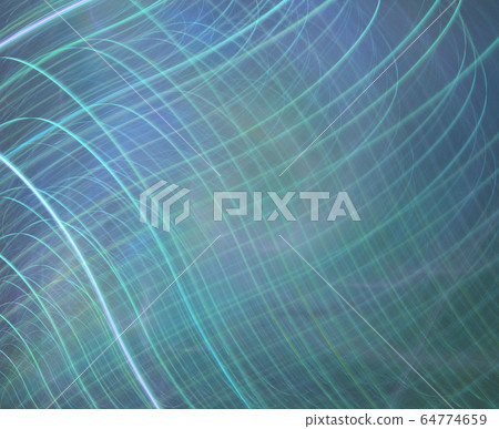 Abstract fractal pattern on black background 64774659