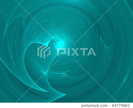 Abstract fractal pattern on black background Abstract fractal pattern on black background 64774662