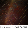 Abstract fractal pattern on black background 64774667