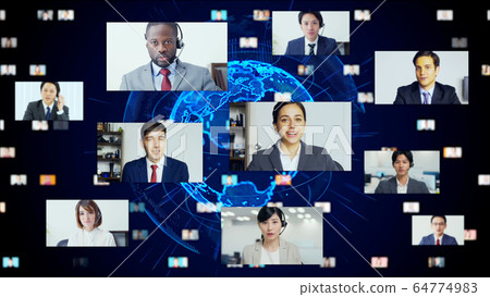 Global Business Video Conference 64774983