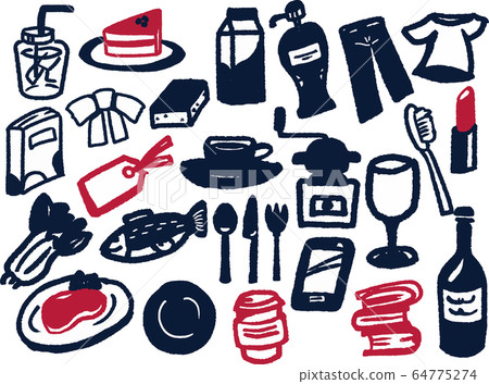 Cute daily necessities icon 1 64775274