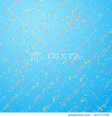 Festive confetti. Celebration stars. Colorful star Festive confetti. Celebration stars. Colorful star 64775796