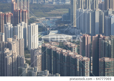 13 April 2020 the New town of Hong kong, Tseung 13 April 2020 the New town of Hong kong, Tseung 64777069