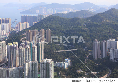 13 April 2020 a New town of Hong kong, Tseung Kwan 13 April 2020 a New town of Hong kong, Tseung Kwan 64777127