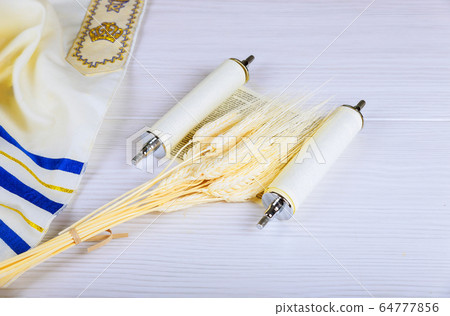 Shavuot torah symbols of jewish holiday 64777856