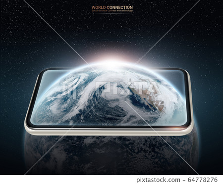 Internet with mobile phone 64778276