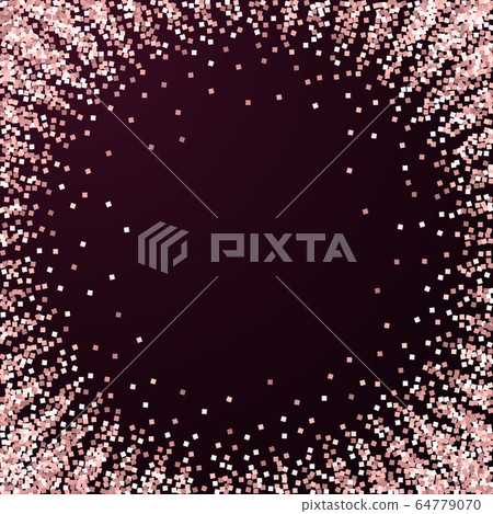 Pink gold glitter luxury sparkling confetti. Scatt 64779070
