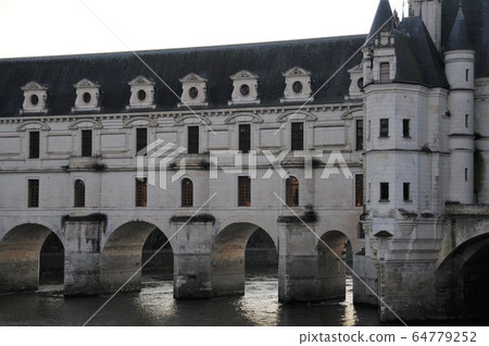 法國，盧瓦爾河地區，舍農索城堡，黛安拱門， 64779252