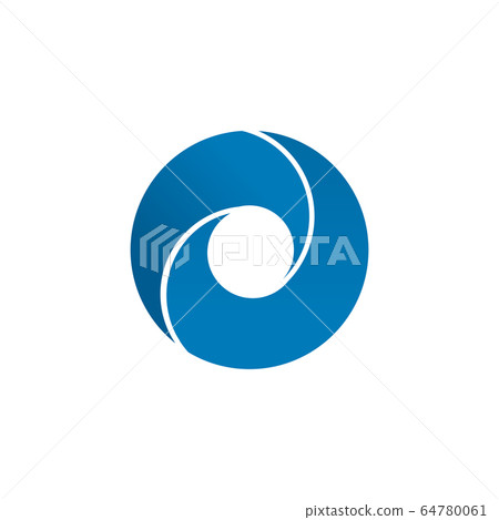 Circl logo design vector template - Stock Illustration [64780061] - PIXTA