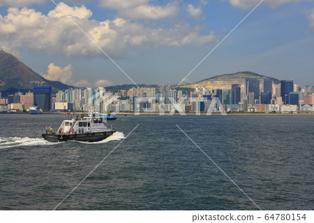 30 Aug 2008 Urban cityscape skyline at day in HK 64780154