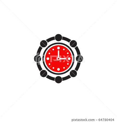Clock icon logo design vector template Clock icon logo design vector template 64780404