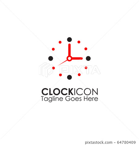 Clock icon logo design vector template Clock icon logo design vector template 64780409