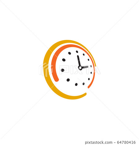 Clock icon logo design vector template Clock icon logo design vector template 64780416