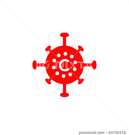 Corona virus disease icon logo design vector 64780516