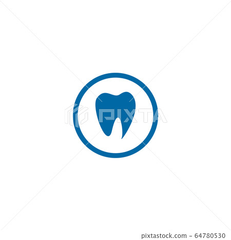 Dental care icon logo design vector illustration 64780530