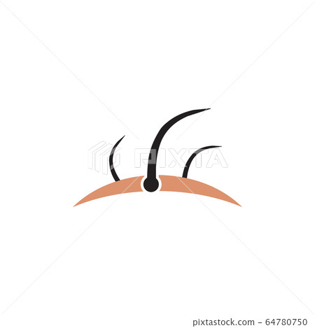 Hair treatment icon logo design template Hair treatment icon logo design template 64780750
