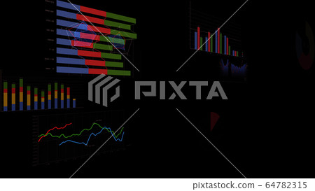 業務圖數據圖表數字世界3d圖背景背景 64782315