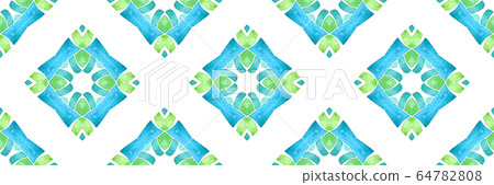 Chevron watercolor pattern. Repeating classic  64782808