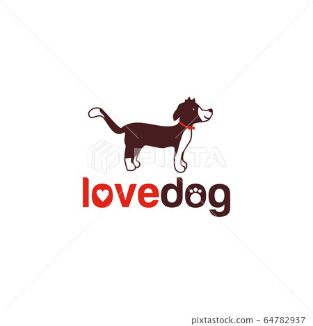 Dog icon logo design vector illustration template Dog icon logo design vector illustration template 64782937