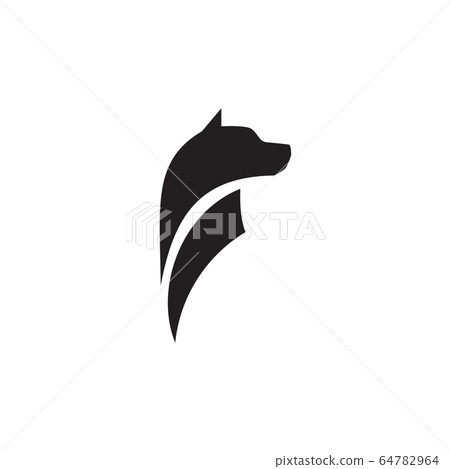 Dog icon logo design vector illustration template Dog icon logo design vector illustration template 64782964