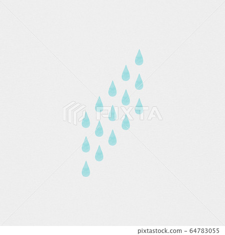 Background: Rainy season Rain Drops Rain Drops Water Drops Tsuyu Ame Shizuku Shigure Rain pattern. 64783055