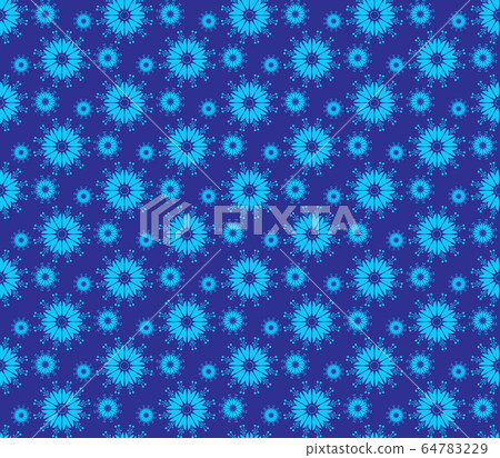 seamless abstract flower pattern vector background - Stock Illustration ...