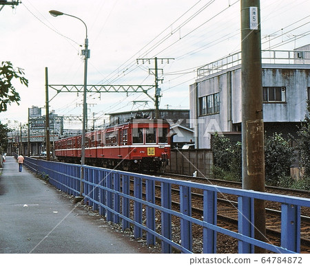 1976 Keikyu Daishi Line Type 230 Kawasaki Old color photograph Kanagawa Prefecture 1976 Keikyu Daishi Line Type 230 Kawasaki Old color photograph Kanagawa Prefecture 64784872
