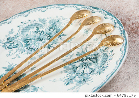 Antique metal cocktail spoons 64785179
