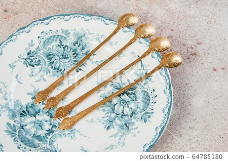 Antique metal cocktail spoons Antique metal cocktail spoons 64785180