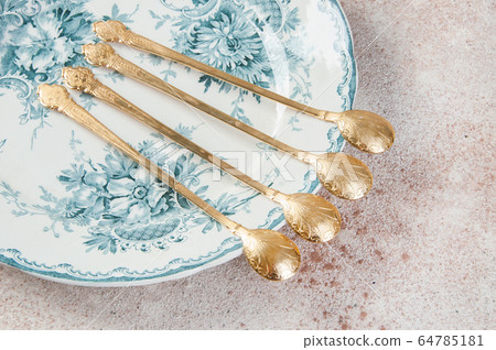 Antique metal cocktail spoons Antique metal cocktail spoons 64785181