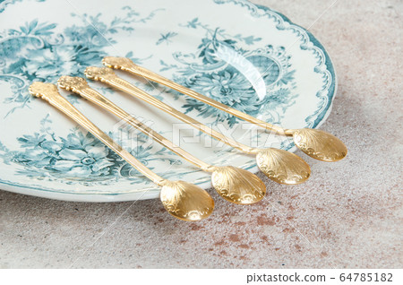 Antique metal cocktail spoons Antique metal cocktail spoons 64785182
