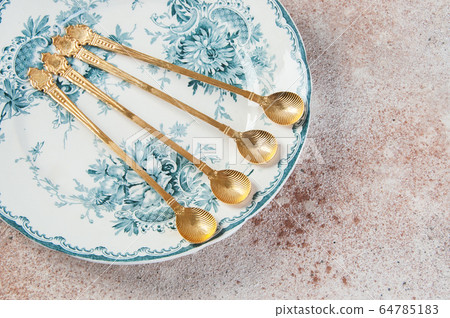 Antique metal cocktail spoons Antique metal cocktail spoons 64785183