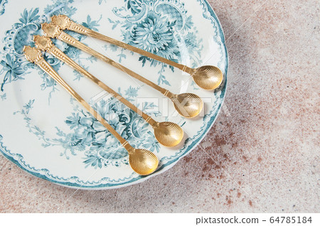 Antique metal cocktail spoons 64785184
