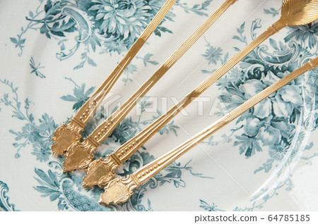 Antique metal cocktail spoons Antique metal cocktail spoons 64785185