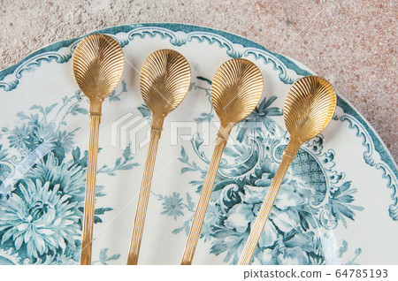 Antique metal cocktail spoons Antique metal cocktail spoons 64785193