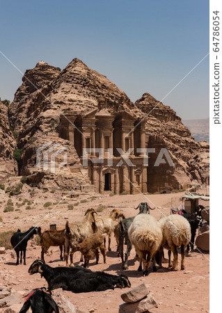 Jordan ancient city Petra ruins 64786054