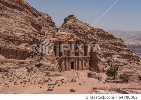Jordan ancient city Petra ruins 64786062