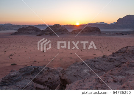 Wadi Rum desert in southern Jordan Wadi Rum desert in southern Jordan 64786290