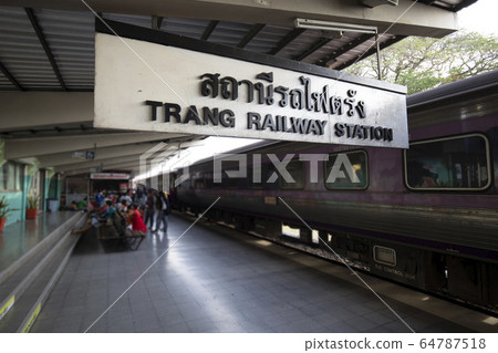 Thai Railway Trang Station 64787518