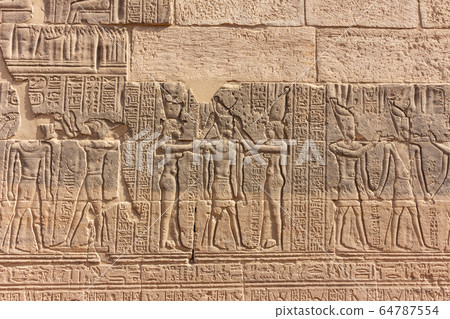 Temple of Aswan Isis in southern Egypt 64787554
