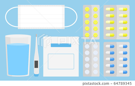Set of medical illustrations Set of medical illustrations 64789345