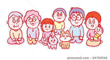 Family, together_red_Family, together, red_CMP002 Family, together_red_Family, together, red_CMP002 64789568