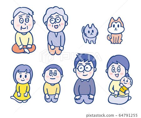 家庭，一對一，blue_CMP002 64791255