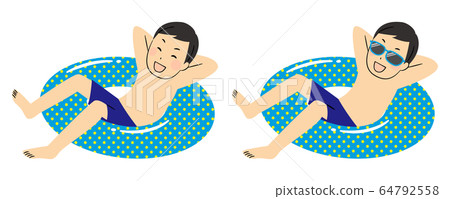 inflatable, swimming ring, sea bathing 64792558