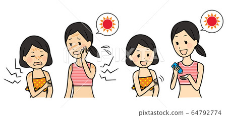 sunburn, sunburning, sunburnt 64792774