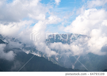 Hakuba Sanzan over the clouds Hakuba Sanzan over the clouds 64793109