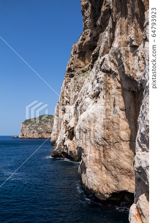 Cliffs and island Isola Foradada, Sardinia 64793923