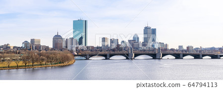 Boston cityscape-照片素材（圖片） [64794113] - PIXTA圖庫