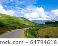 The beautiful landscape of Y Ty with mountains, clouds, blue sky, and rice fields, the most popular destination in Sapa, Vietnam. Royalty high-quality stock image of a landscape. The beautiful landscape of Y Ty with mountains, clouds, blue sky, and rice fields, the most popular destination in Sapa, Vietnam. Royalty high-quality stock image of a landscape. 64794618